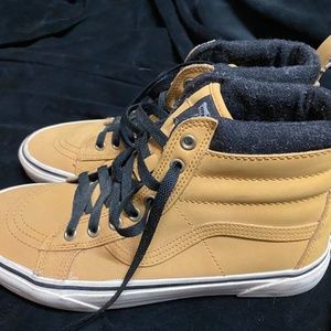 Tan High Top Vans